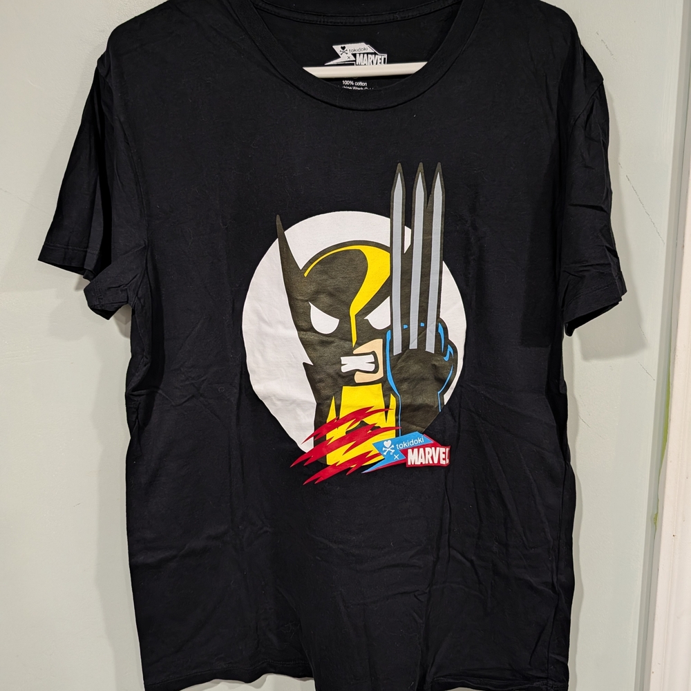 Marvel x Tokidoki Collab Wolverine T-Shirt Sz L